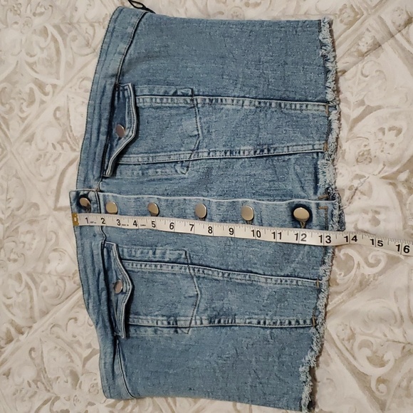 Tulip Creations Denim Sleeveless Top Size L. - Picture 7 of 12